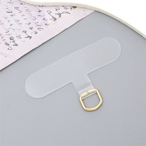 Clear Ultra Thin Phone Tether Tabs Anti-Lost Universal Phone Lanyard Patch for Mobile Devices