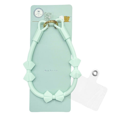 Silicone Butterfly Wrist Strap with Tether Tabs Cell Phone Cases Lanyard