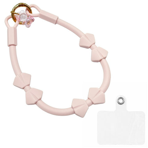 Silicone Butterfly Wrist Strap with Tether Tabs Cell Phone Cases Lanyard