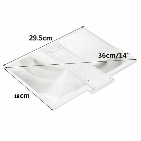 F3 14-inch Phone Screen Magnifier HD Movie Viewing Screen Videos Magnifying Foldable Stand