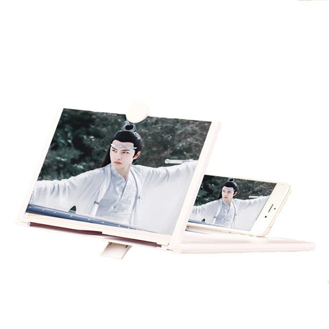 10-inch Pull-Type Mobile Phone Screen Amplifier Foldable 3D HD Screen Magnifier