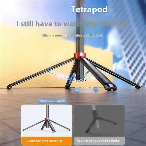 XIAOMIYOUPIN FUNSNAP P185 Multifunction Tripod Stand Anti Shake 1.8m Extendable Handheld Selfie Stick