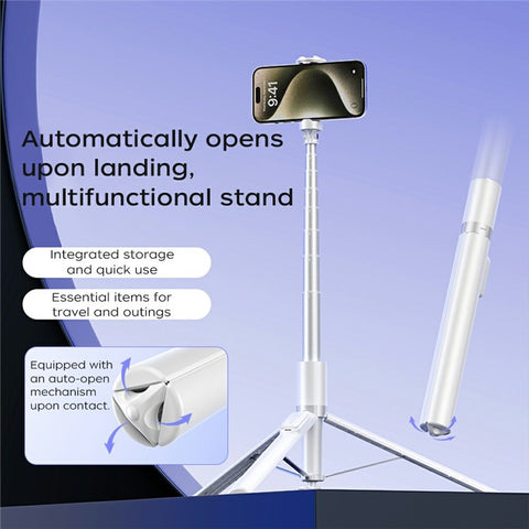 XIAOMIYOUPIN FUNSNAP X96 1.8m Extendable Selfie Stick Tripod with 360 Degree Rotating Phone Clip