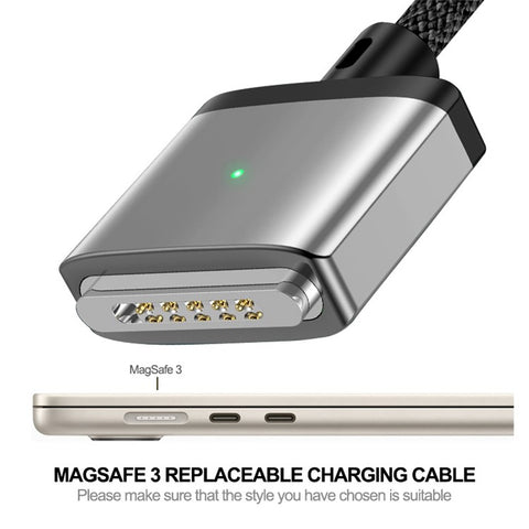 ENKAY 2m PD 140W Compatible with MagSafe 3 USB-C to Magnetic Charging Cable for MacBook