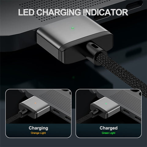 ENKAY 2m PD 140W Compatible with MagSafe 3 USB-C to Magnetic Charging Cable for MacBook