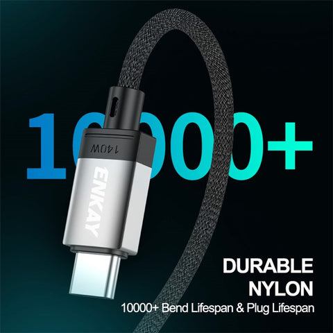 ENKAY 2m PD 140W Compatible with MagSafe 3 USB-C to Magnetic Charging Cable for MacBook