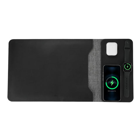 FLD-F8 5-in-1 Notebook Bag Tablet Laptop Sleeve Bag Mouse Pad Wireless Charger