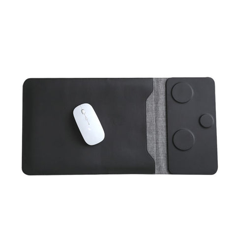 FLD-F8 5-in-1 Notebook Bag Tablet Laptop Sleeve Bag Mouse Pad Wireless Charger