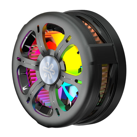 Q6 Qi2 Certified Magnetic Wireless Charger Smartphone TEC Cooling Fan with RGB Light
