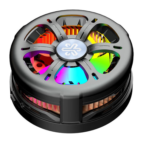 Q6 Qi2 Certified Magnetic Wireless Charger Smartphone TEC Cooling Fan with RGB Light