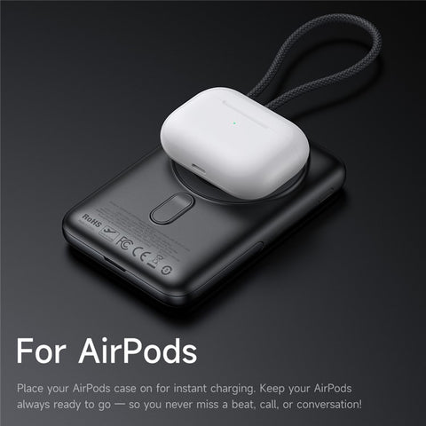 MCDODO MC-6320 MDD Freekit Series USB-C Cable 10000mAh Power Bank for Apple Watch AirPods Phone Magnetic Wireless Charging Stand