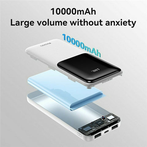 YESIDO CG10 5 in 1 10000mAh Power Band Set with TWS Earbuds / Wall Charger / Cable / USB Drive