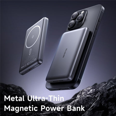 MCDODO MC-4651 20W 10000mAh Power Bank Magnetic Wireless Charging Ultra-Thin Metal Portable Phone Charger