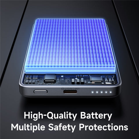 MCDODO MC-4651 20W 10000mAh Power Bank Magnetic Wireless Charging Ultra-Thin Metal Portable Phone Charger