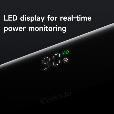 MCDODO MC-7760 MDD Freekit Series Power Bank with USB-C Plug Digital Display 5000mAh 20W Portable Phone Charger