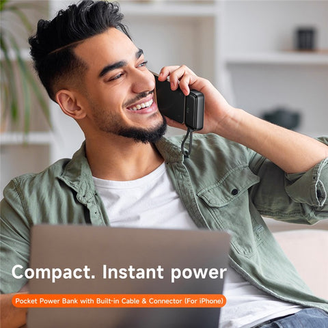 MCDODO MC-7800 MDD Freekit Series Power Bank with iP Plug Digital Display 5000mAh 20W Portable Phone Charger