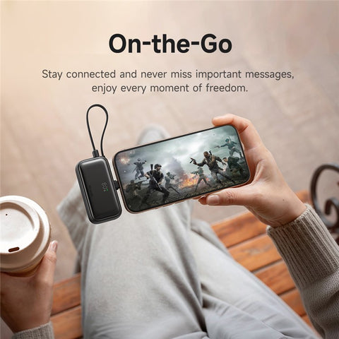MCDODO MC-7800 MDD Freekit Series Power Bank with iP Plug Digital Display 5000mAh 20W Portable Phone Charger
