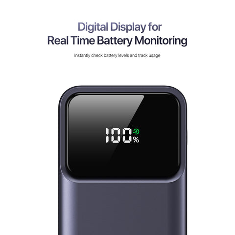 DUZZONA For Universal  P1 10000mAh 22.5W Portable Power Bank with Retractable Charging Cable