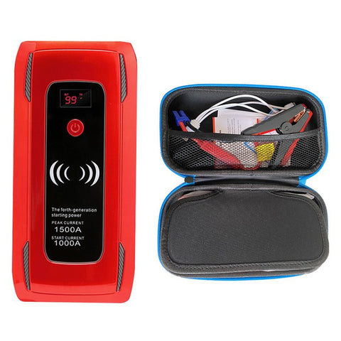 SAGORUSH TM30 26000mAh Car Emergency Starter Power Supply Outdoor Cell Phone Power Bank Portable Charger with LED Light Supports Wireless Charging