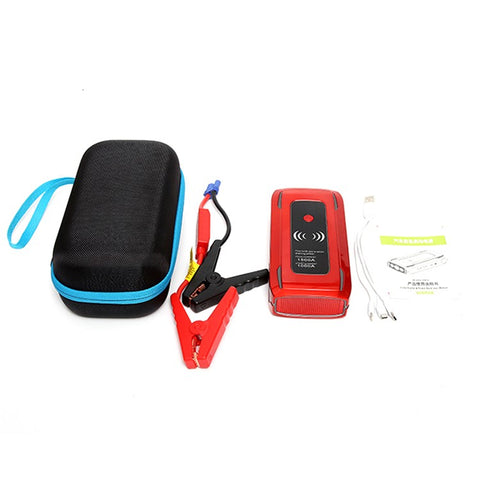 SAGORUSH TM30 26000mAh Car Emergency Starter Power Supply Outdoor Cell Phone Power Bank Portable Charger with LED Light Supports Wireless Charging