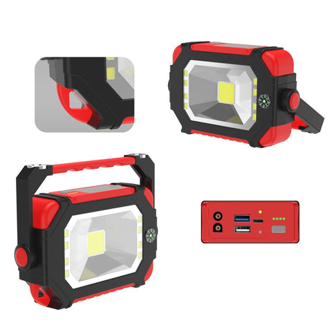 SAGORUSH MT11 Car Emergency Starter Power Station Outdoor Mobile Phone Power Bank Portable Charger with Light for Hiking, Camping