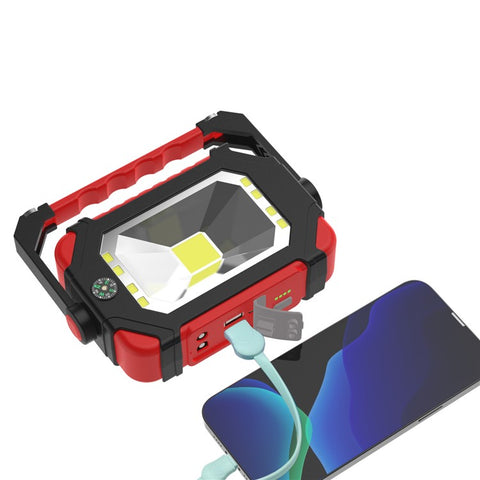 SAGORUSH MT11 Car Emergency Starter Power Station Outdoor Mobile Phone Power Bank Portable Charger with Light for Hiking, Camping