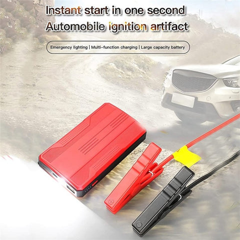 R23 Car Emergency Starter 6000mAh Power Bank External Battery Pack Portable Phone Charger with LED Light