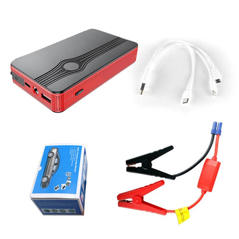 KE-4 5V / 2A Car Emergency Starter 6000mAh Power Bank with LED Light, Cell Phone External Battery Pack