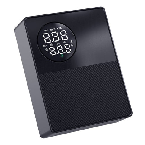 6000mAh 35C Car Jump Starter Air Inflator Power Bank Emergency Battery Charger with Light, Standard Battery Clip Cable