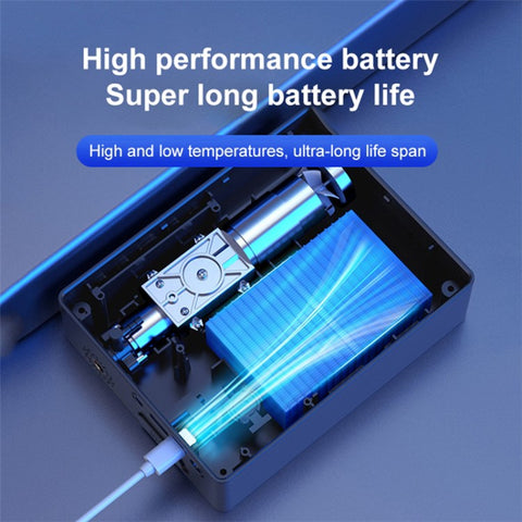 6000mAh 35C Car Jump Starter Air Inflator Power Bank Emergency Battery Charger with Light, Standard Battery Clip Cable