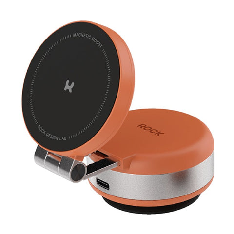 ROCK Q16 Electric Suction Cup Magnetic Phone Holder Portable Phone Stand