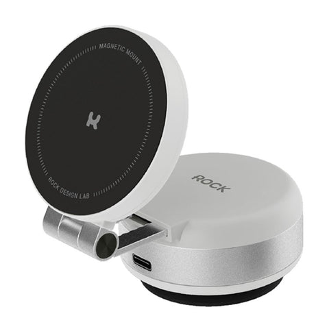 ROCK Q16 Electric Suction Cup Magnetic Phone Holder Portable Phone Stand