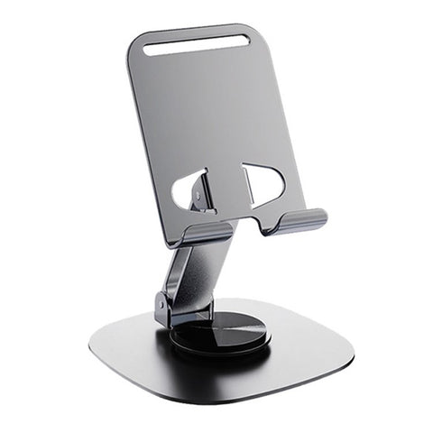 Portable Folding Phone Holder Desktop Stand Carbon Steel 360 Degree Rotation Tablet Bracket