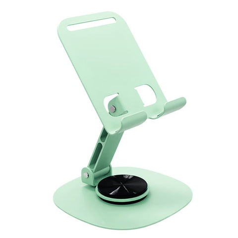 Portable Folding Phone Holder Desktop Stand Carbon Steel 360 Degree Rotation Tablet Bracket