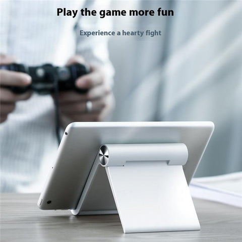 HSZJ0001 Adjustable Angle Plastic Portable Foldable Desktop Stand for Smartphones Tablets