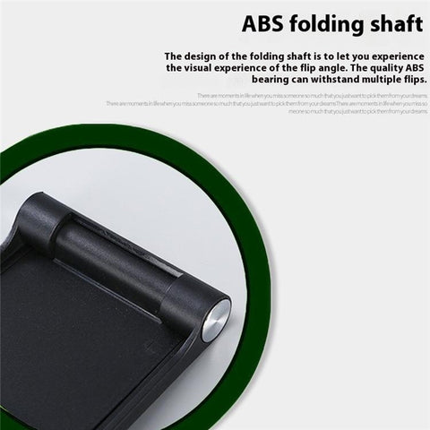 HSZJ0001 Adjustable Angle Plastic Portable Foldable Desktop Stand for Smartphones Tablets