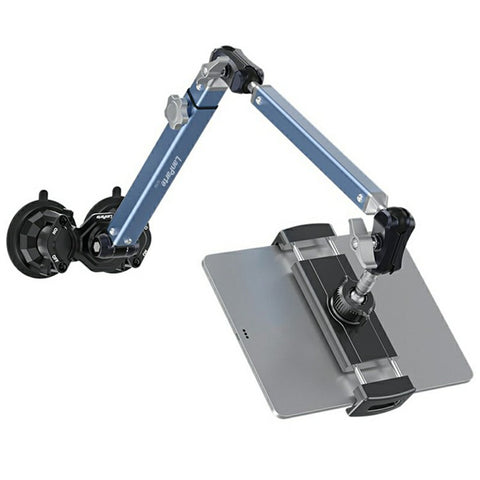 LANPARTE LS-T02 Dual Suction Cup Tablet Stand Angle Adjustable Foldable Desktop Phone Bracket