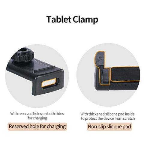 LANPARTE LS-T02 Dual Suction Cup Tablet Stand Angle Adjustable Foldable Desktop Phone Bracket