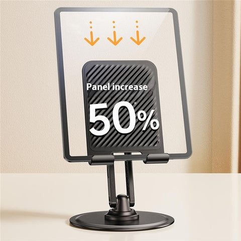 JOPREE X88plus Portable Folding Stand 360 Degree Rotating Desktop Holder for Phones Tablets Up to 16 Inch