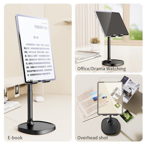 JOPREE X66plus Adjustable Height Desktop Tablet Stand ABS + Aluminum Alloy Phone Holder Bracket