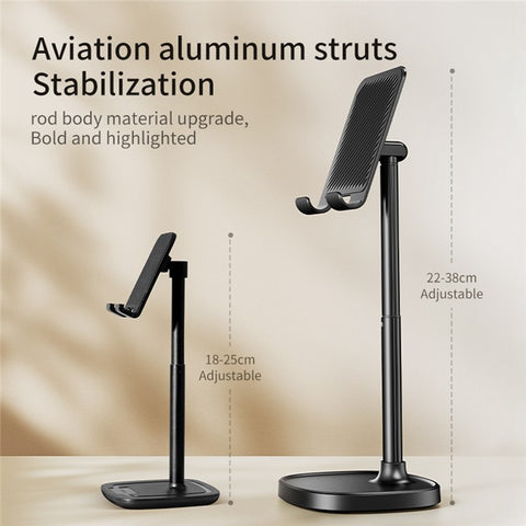 JOPREE X66plus Adjustable Height Desktop Tablet Stand ABS + Aluminum Alloy Phone Holder Bracket