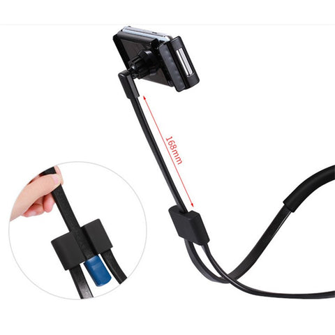 Mobile Phone Holder Lazy Flexible 360 Degree Phone Stand Neck Hanging Bendable Holder Support for Cellphone, 17mm Ball Head