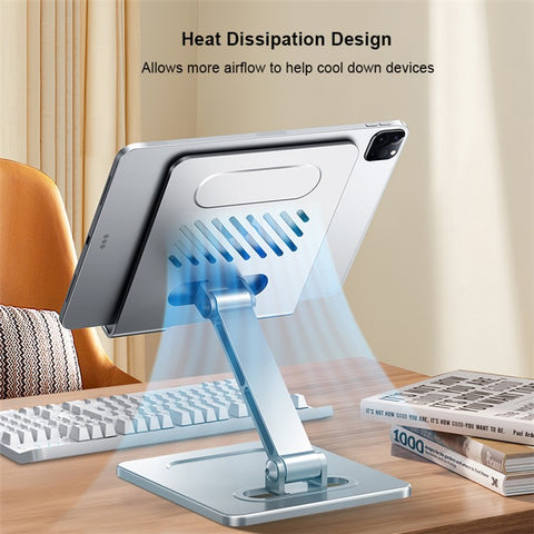 XUNDD XDHO-027 ArmorSeries Folding Desktop Stand Multi-Function Desktop Aluminum Alloy Tablet Holder