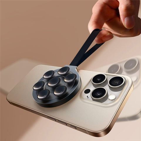 JOYROOM JR-ZS393 Suction Cup Mobile Phone Magnetic Holder for iPhone 16 / 16 Plus / 16 Pro / 16 Pro Max Mirror Wall Mount Phone Holder