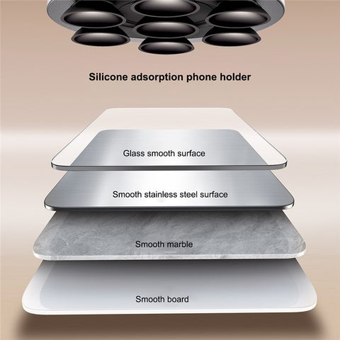 JOYROOM JR-ZS393 Suction Cup Mobile Phone Magnetic Holder for iPhone 16 / 16 Plus / 16 Pro / 16 Pro Max Mirror Wall Mount Phone Holder