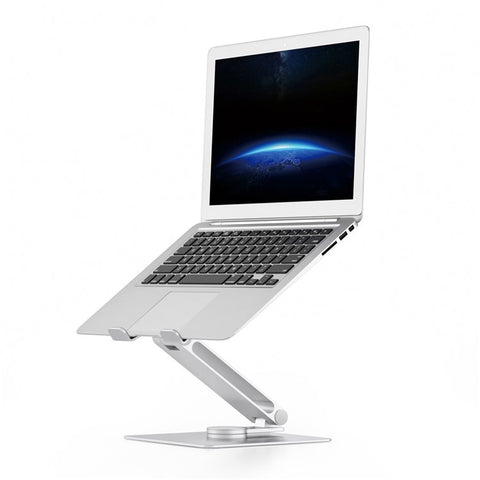 UPERGO AP-2VS Aluminum Alloy Foldable Laptop Bracket Rotatable Notebook Desktop Stand