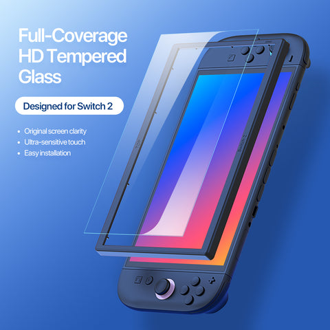 DUX DUCIS For Nintendo Switch 2 Screen Protector  HD Full Coverage Tempered Glass with Alignment Tool