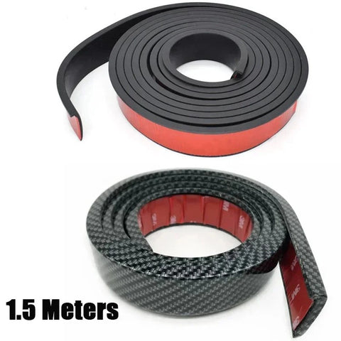 4.5cm Width Car Wheel Eyebrow Anti-Collision PVC Strip Wheel Arch Fender Trim Sticker, 1.5m