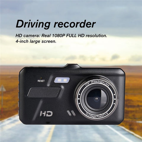 A11 4-inch Touch Screen Driving Recorder Dual Lens Car DVR Support Motion Detection