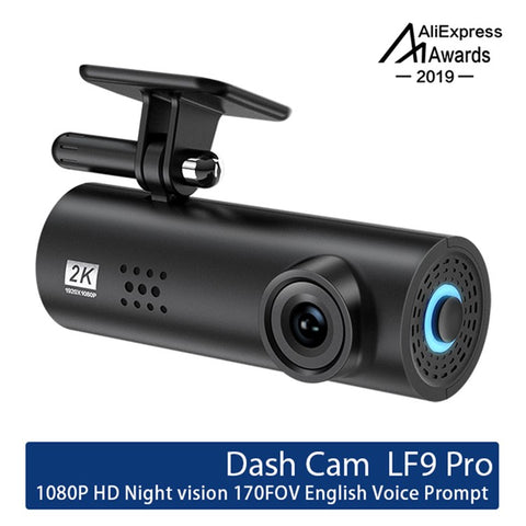 LF9pro 1080P FHD 130° Wide-Angle Mini Car Recorder Wifi Mini Car DVR